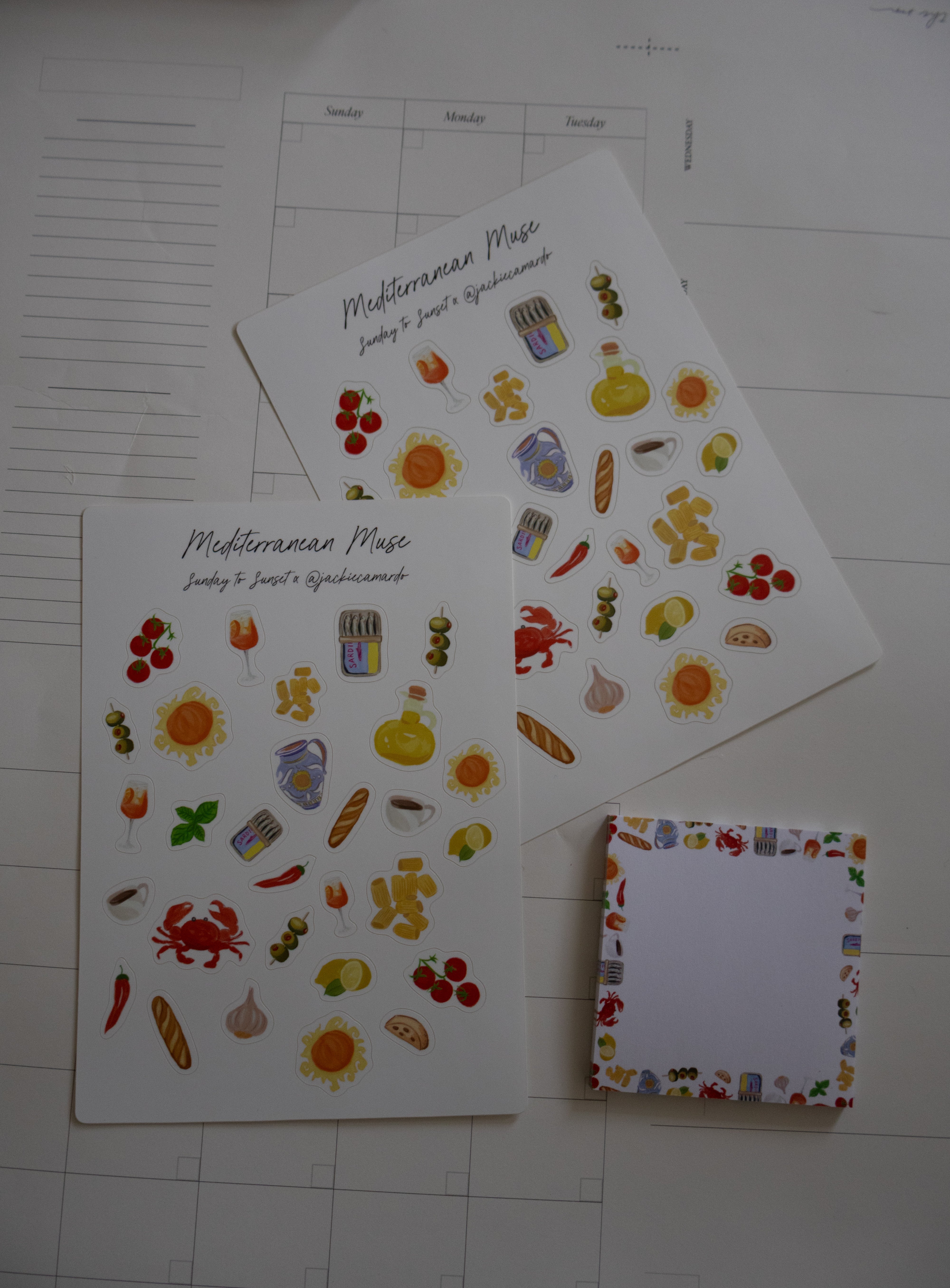 Sticker + Notepad Kits X Jackie Camardo