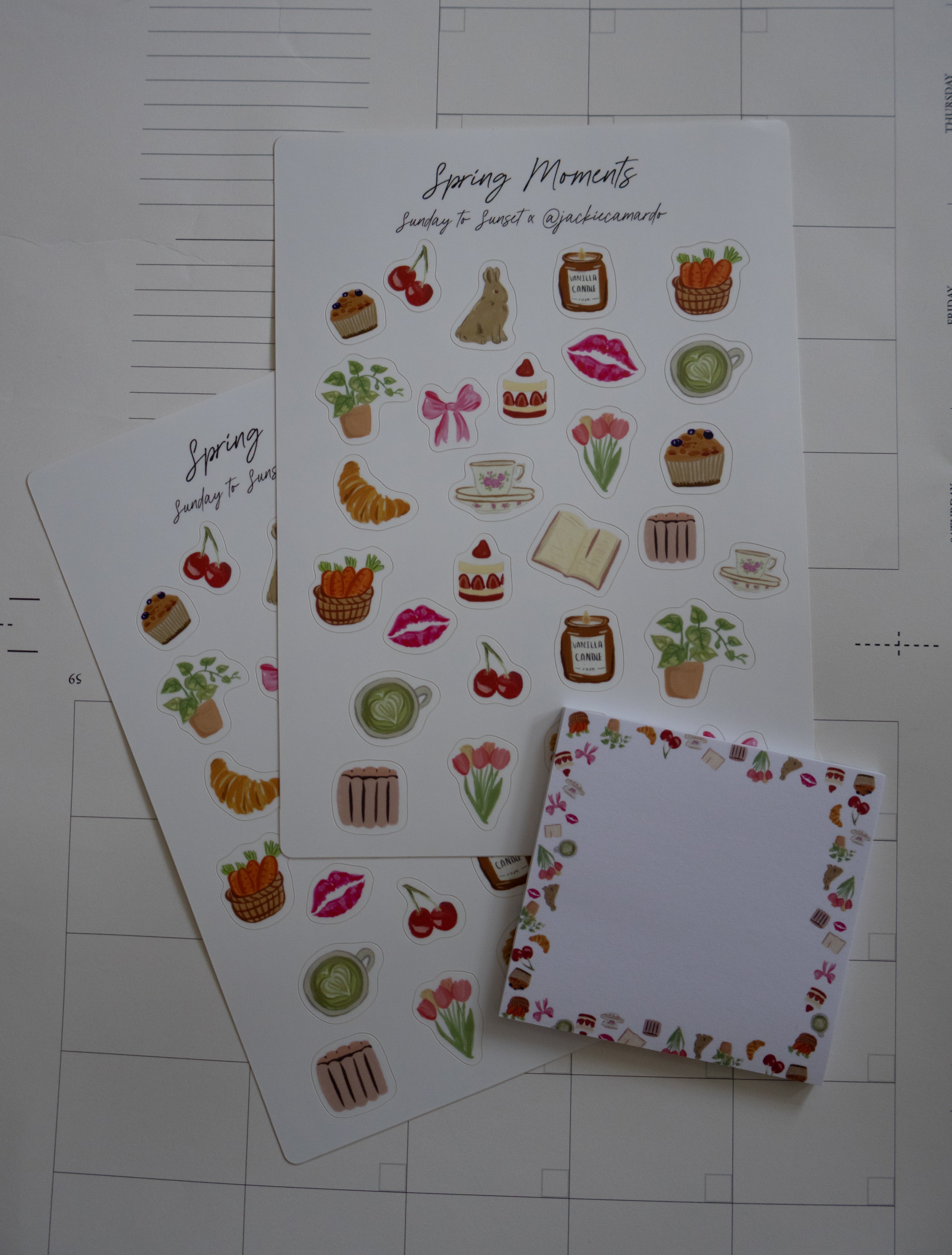 Sticker + Notepad Kits X Jackie Camardo